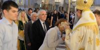 Στον Ναό του Αποστόλου Ανδρέου Πατρών εκκλησιάστηκε η Πρέσβης της Ουκρανίας στην Ελλάδα