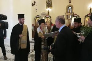 Πατριαρχικά Θυρανοίξια του Ναού του Οσίου Νικηφόρου του Λεπρού στο Σηρικάρι Κισάμου παρουσία του Προέδρου της Δημοκρατίας