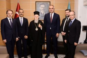 Συνάντηση του Οικουμενικού Πατριάρχη με τον Υπουργό πολιτισμού και τουρισμού Τουρκίας