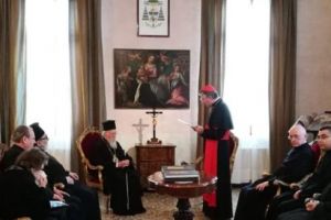 Συνάντηση Βαρθολομαίου με τον Ρωμαιοκαθολικό Πατριάρχη Βενετίας