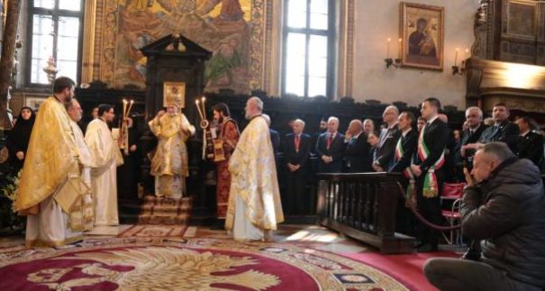 Τα ονομαστήρια του Ιταλίας Γενναδίου παρουσία του Οικ.Πατριάρχη Βαρθολομαίου