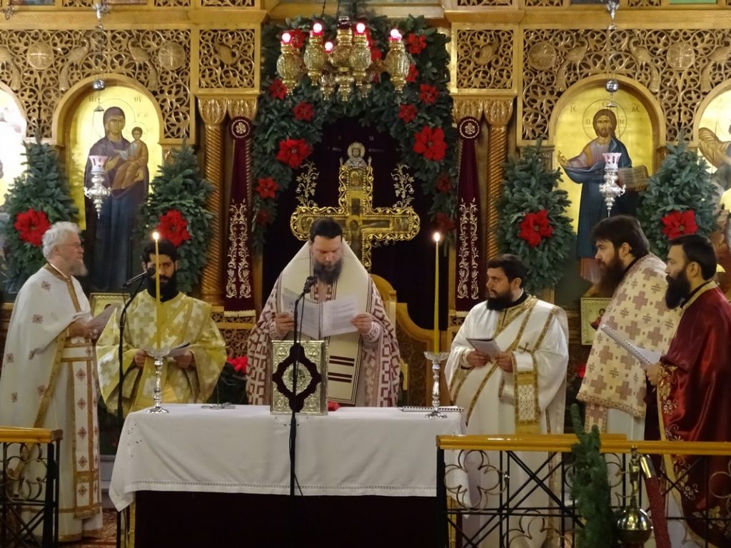You are currently viewing Η Θ.Λειτουργία του Αγίου Ιακώβου του Αδελφοθέου στην Καλογραίζα