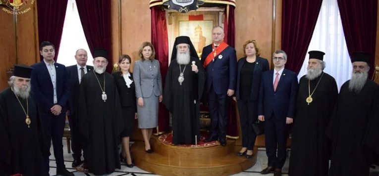 You are currently viewing Στο Πατριαρχείο Ιεροσολύμων ο Πρόεδρος της Μολδαβίας Igor Dodon