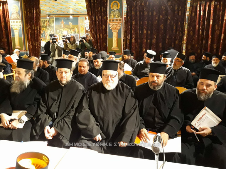You are currently viewing Αντιπροσωπεία Κερκυραίων Κληρικών στην συνέλευση του ΙΣΚΕ