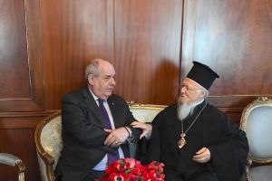 Ο Τέρενς Κουίκ επισκέφθηκε τον Οικουμενικό Πατριάρχη