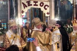 Παρουσία του Αρχιεπισκόπου Αθηνών Ιερωνύμου η Χειροτονία του Επισκόπου Τεγέας Θεοκλήτου στην Τρίπολη