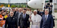 Θερμή η υποδοχή του Πάπα Φραγκίσκου στα Σκόπια