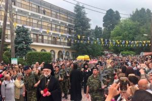 Ο εορτασμός του Αγίου Ιωάννη του Ρώσου στην Εύβοια συγκέντρωσε χιλιάδες λαού