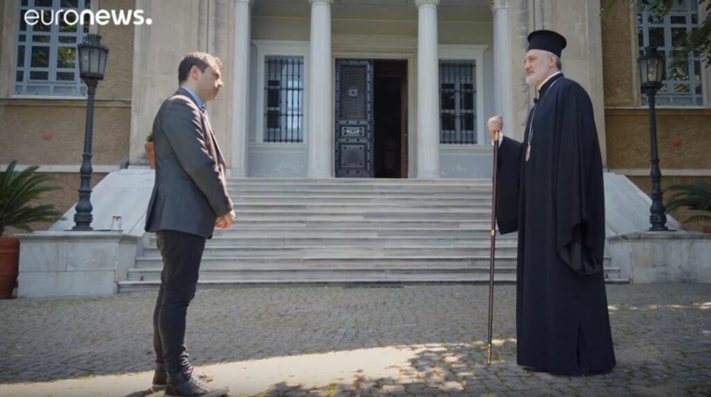 You are currently viewing Ο Αρχιεπίσκοπος Αμερικής εκ βαθέων στο Euronews: «Αφήνω την καρδιά μου στην Κωνσταντινούπολη»