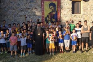 Ξεκίνησε η φιλοξενία παιδιών από ολόκληρη την Πιερία στο Μοναστήρι Αγίου Γεωργίου Ρητίνης