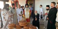 Το προσκύνημα του Αρχιεπισκόπου Αθηνών,στην νήσο Άμπελο στον Κορινθιακό