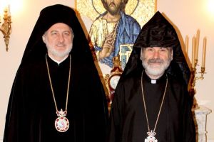 Σύναντηση Αρχιεπισκόπου Αμερικής με τον Επικεφαλής της Ανατολικής Επαρχίας της Αρμενικής Εκκλησίας στις ΗΠΑ