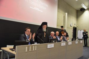 Βαρυσήμαντη ομιλία του Οικουμενικού Πατριάρχη στο Ευρωπαϊκό Κολλέγιο