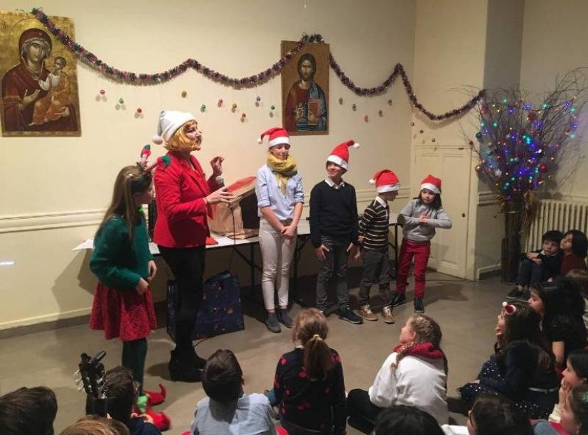 Χριστουγεννιάτικη εορτή του ελληνικού σχολείου Αγίου Στεφάνου Παρισίων