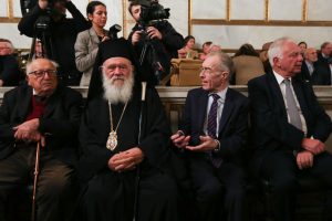 Ο Αρχιεπίσκοπος στην τελετή εγκατάστασης της νέας Προέδρου της Ακαδημίας Αθηνών