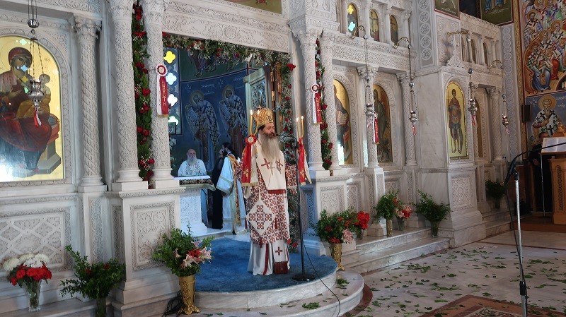 Ο Φθιώτιδος Συμεών σε τέσσερις Ναούς για την εορτή των Αγίων Κωνσταντίνου και Ελένης.