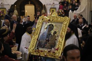 Εορτάζει η Παναγία του Τιχβίν της Ρωσίας στην Αγία Βάρβαρα Αιγάλεω