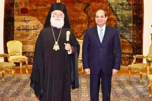 Ο Πατριάρχης Αλεξανδρείας κ. Θεόδωρος συγχαίρει τον Αιγύπτιο Πρόεδρο