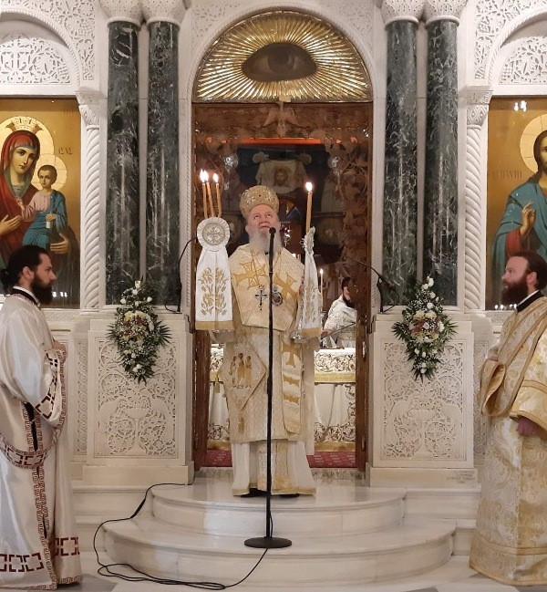 Η Απόδοση της εορτής του Πάσχα και ο πανηγυρικός εορτασμός της μνήμης του Μεγάλου και θαυματουργού Οσίου Ιωάννου του Ρώσσου στο ομώνυμο προσκύνημα της Χαλκίδας