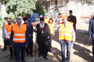 Ο Αρχιεπισκοπος Ιερώνυμος και ο Περιφερειαρχης κ.Πατούλης σε υπό ανακαίνιση κτίρια της Εκκλησίας