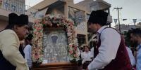 Πάνδημη λιτανεία της θαυματουργής εικόνας της Αγίας Παρασκευής στο Καστέλλο Χίου