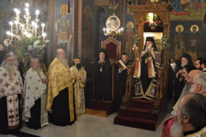 19 Αρχιερείς στον πανηγυρικό εσπερινό της ανακομιδής των ιερών λειψάνων του Αγίου Καλλινίκου Εδέσσης