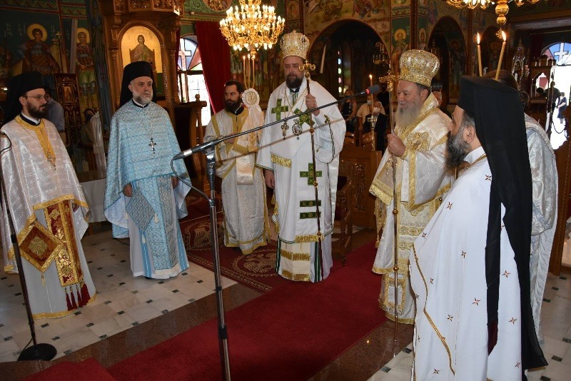 Αρχιερατικό συλλείτουργο στην επέτειο εγκαινίων του Ι. Ν. Πάντων των Ευβοέων Αγίων