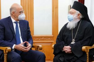 Η συνάντηση του Υπ. Εξ. κ. Δένδια με τον Αρχιεπίσκοπο και η υπόσχεση για τη Χιμάρα