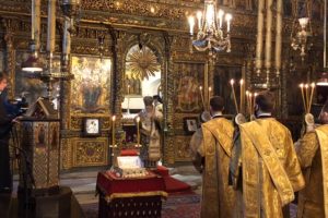 Πατριαρχική Λειτουργία στο Φανάρι για τον Άγιο Ανδρέα και τη Θρονική Εορτή 2020