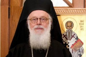 Συγκινητικές ευχές Αρχιεπισκόπου Αθηνών  και μελών ΔΙΣ προς τον Μακ. Αλβανίας Αναστάσιο
