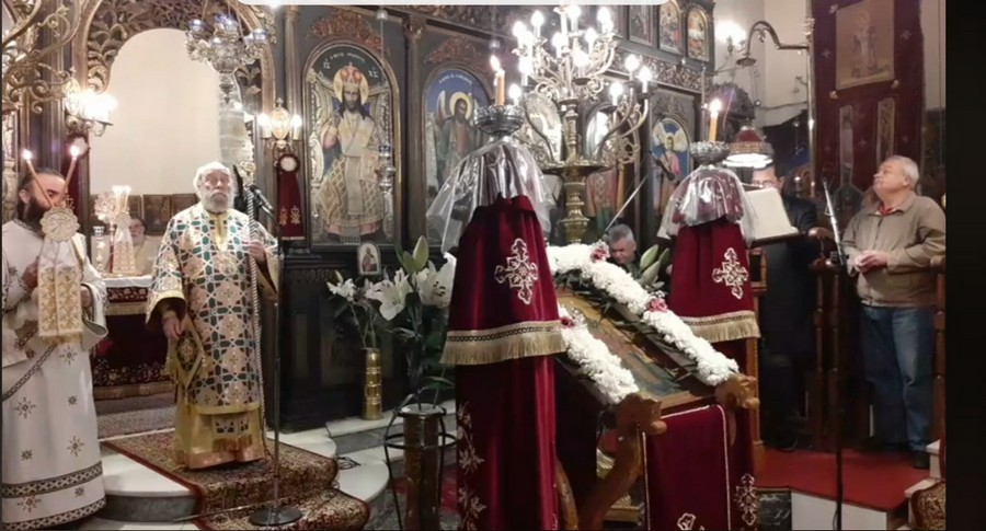 You are currently viewing Τον Στύλο της Ορθοδοξίας Άγιο Αθανάσιο τίμησαν στην I.M. Καρυστίας