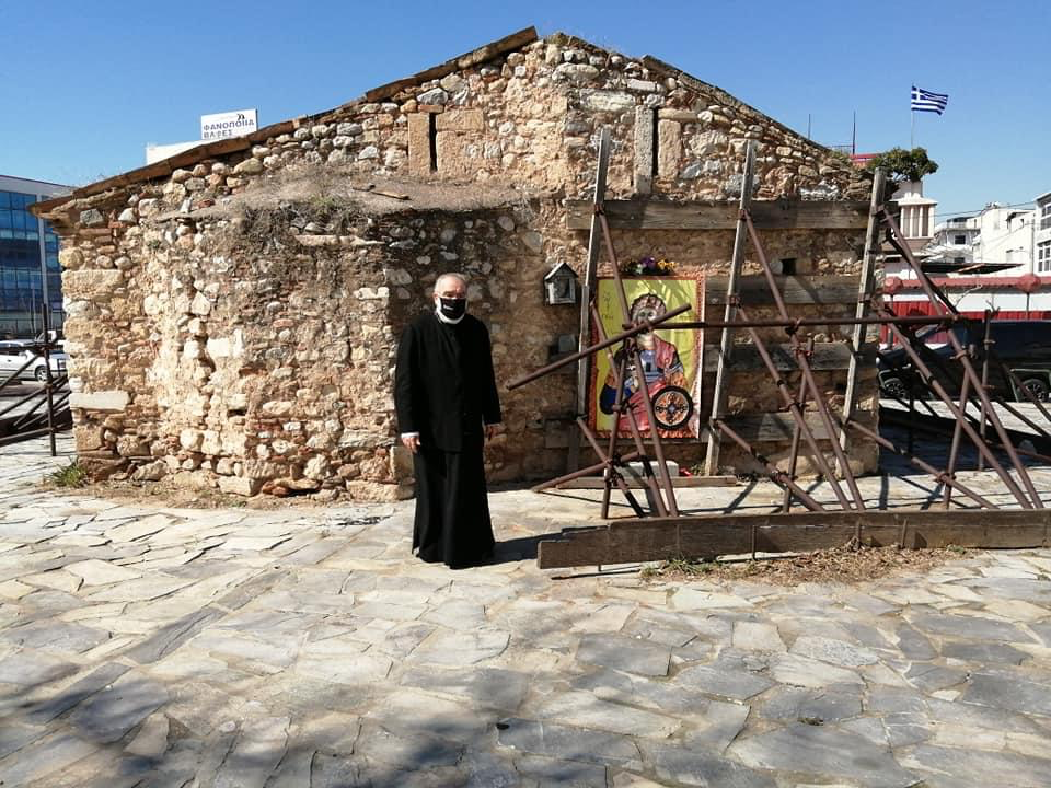 You are currently viewing Ο ερειπωμένος  Άγιος Γεώργιος στο Περιστέρι «εκπέμπει» SOS …
