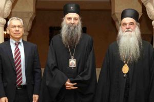 Ο Πατριάρχης Σερβίας υποδέχθηκε τον Ρώσο Πρέσβη