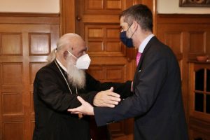 Ο Δήμαρχος Αθηναίων Κώστας Μπακογιάννης στον Αρχιεπίσκοπο