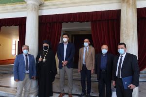 Ο Υπουργός Υγείας στην Ιερά Μητρόπολη Σύρου