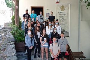 Επίσκεψη μαθητών 4ου Λυκείου Βόλου, στο Μουσείο Βυζαντινής Τέχνης και Πολιτισμού Μακρινίτσας