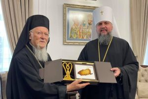 Συνάντηση Οικουμενικού Πατριάρχη με τον Μητροπολίτη Κιέβου