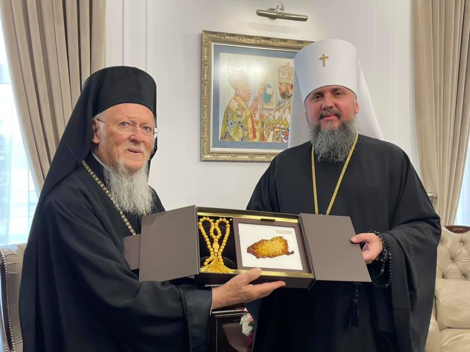 You are currently viewing Συνάντηση Οικουμενικού Πατριάρχη με τον Μητροπολίτη Κιέβου