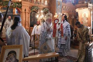 Ο Αρχιεπίσκοπος Αθηνών στον εορτάζοντα Nαό Κοιμήσεως Θεοτόκου Ταύρου