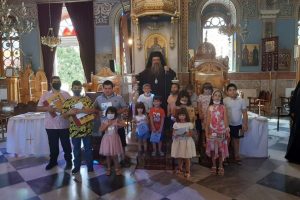 Συνάντηση του Μητροπολίτη Χίου με παιδιά ιερέων