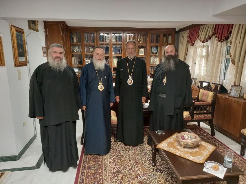 You are currently viewing Ο Επίσκοπος Κεράμων στον Μητροπολίτη Κορίνθου