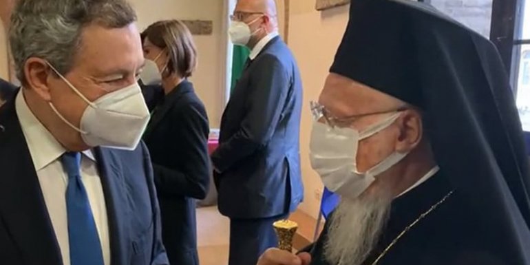 You are currently viewing Συνάντηση του Οικουμενικού Πατριάρχη με τον Πρωθυπουργό της Ιταλίας