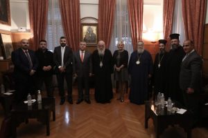 Αντιπροσωπεία του Υπ. Τουρισμού της Ιορδανίας στον Αρχιεπίσκοπο