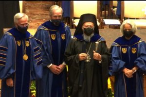 Ο Οικουμενικός Πατριάρχης αναγορεύτηκε Επίτιμος Διδάκτωρ του Πανεπιστημίου Notre Dame