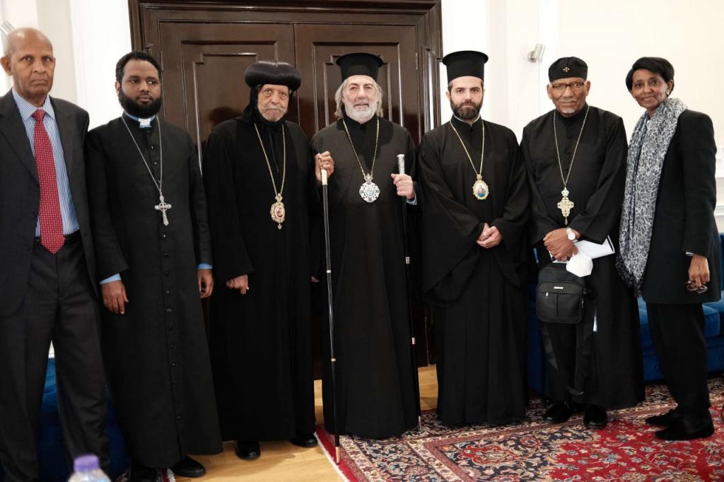 You are currently viewing Συνάντηση του Αρχιεπισκόπου Θυατείρων με τον Επίσκοπο Μακάριο της Εκκλησίας της Ερυθραίας