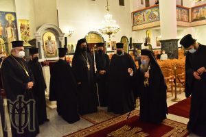 Η εορτή του αγίου Νεκταρίου στο Χαρίσειο Γηροκομείο Θεσσαλονίκης.