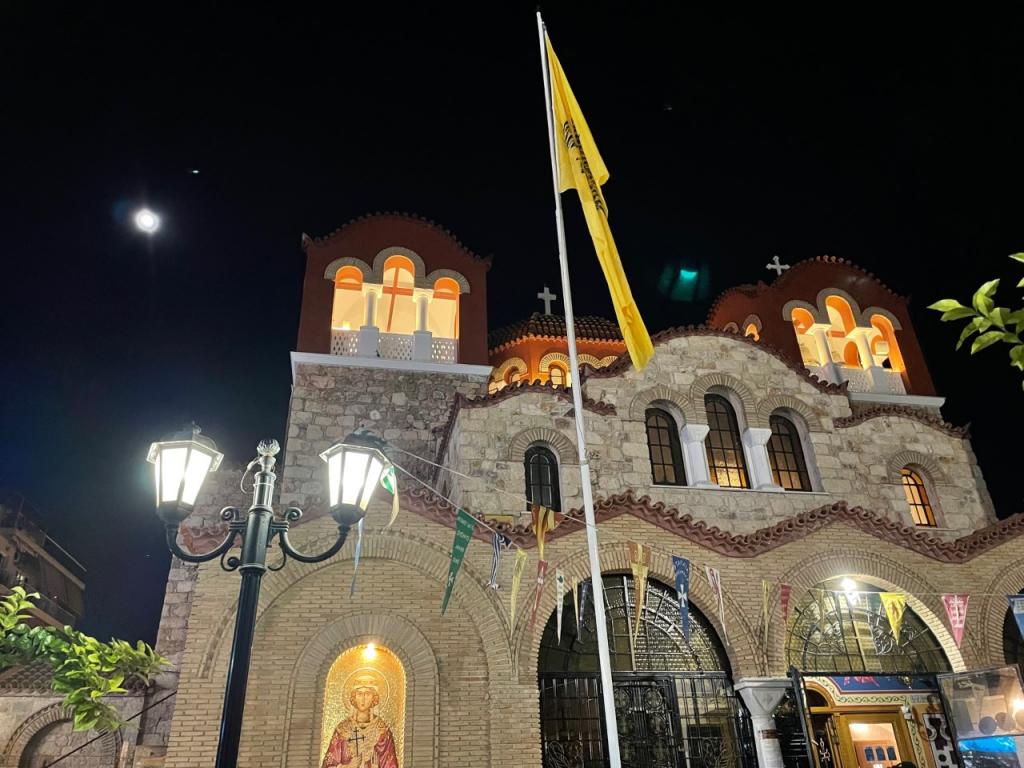 You are currently viewing Ιερά Αγρυπνία στην Αγία Βάρβαρα Δάφνης προεξάρχοντος  του Σεβ. Κιλκισίου κ.Βαρθολομαίου