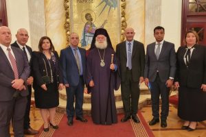 Συναντήσεις του Πατριάρχη Αλεξανδρείας κ.κ. Θεοδώρου με τον Υπαρχηγό Εθνικής Φρουράς Κύπρου και τον Γ.Γ. Συμβουλίου Εκκλησιών Μ. Ανατολής