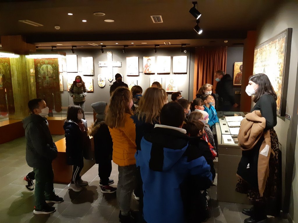 Τελευταία Εκπαιδευτική Επίσκεψη στο Βυζαντινό Μουσείο Μακρινίτσας για το 2021