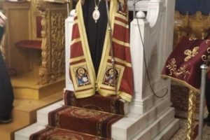 Ο Σεβ. Βρυούλων κ. Παντελεήμων  στην Αγία Τριάδα Θεσσαλονίκης για την εορτή του Αγίου Σάββα